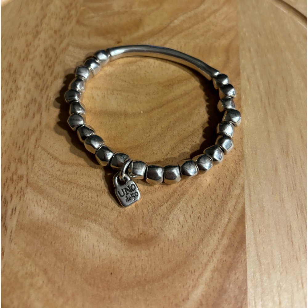 UNO De 50 Sterling Silver Bracelet.
